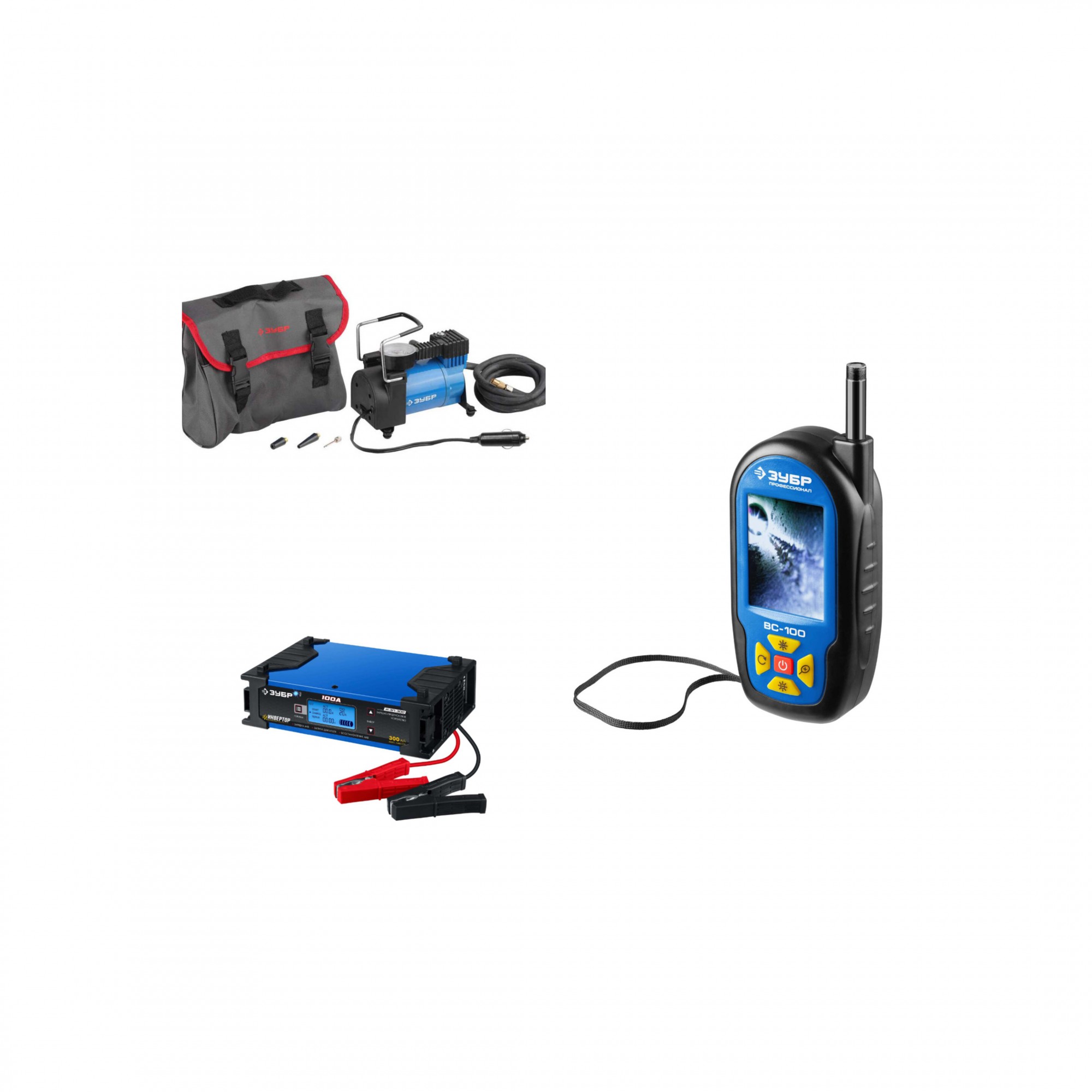 изображение Пуско-зарядные устройства. Видеоскоп. Компрессор